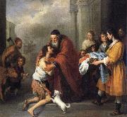 Bartolome Esteban Murillo Return of the Prodigal Son oil painting artist